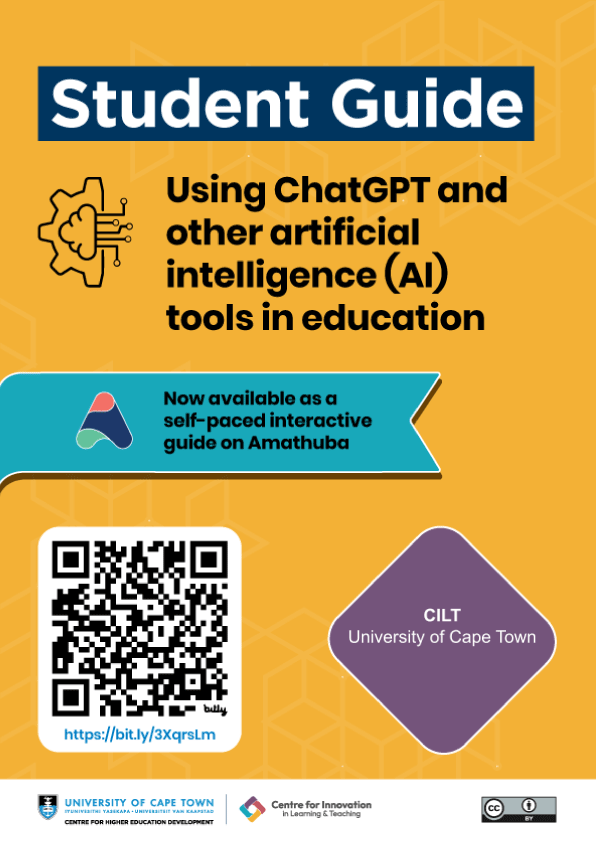 Using ChatGPT and other artificial intelligence (AI) tools in education cover